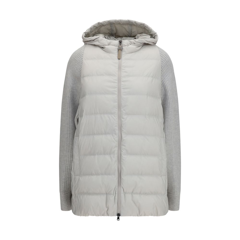 Brunello Cucinelli Gray Polyamide Jacket